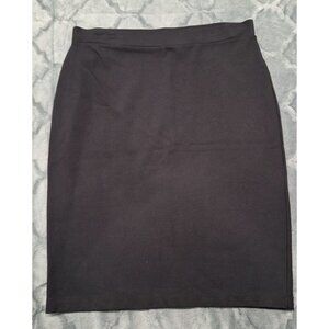 EUC Liz Claiborne Petite Black Pencil Skirt/Sz Petite Large